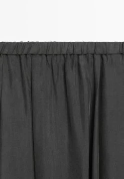 Massimo Dutti FLARED MIDI - Maxi Skirt - Dark Grey -Massimo Dutti Shop 86714684d17e4c70bd7c248723d713bd