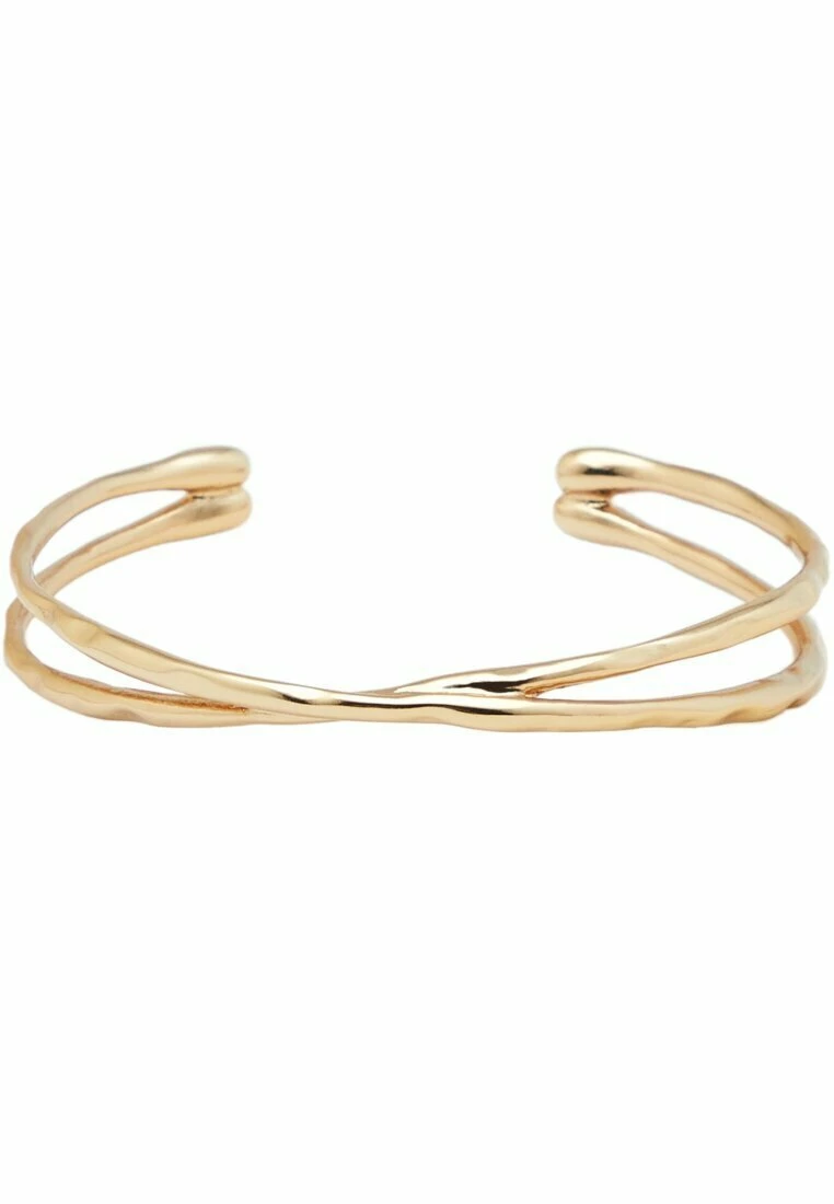 Massimo Dutti Plated Minimalist Crossover- Bracelet - Gold Coloured 3 Massimo Dutti Plated Minimalist Crossover- Bracelet - Gold Coloured