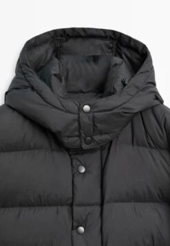 Massimo Dutti WATER-REPELLENT HOODED PUFFER - Down Jacket - Dark Grey 21 Massimo Dutti WATER-REPELLENT HOODED PUFFER - Down Jacket - Dark Grey -Massimo Dutti Shop 86ab29864eb74513ae35c653c690f796