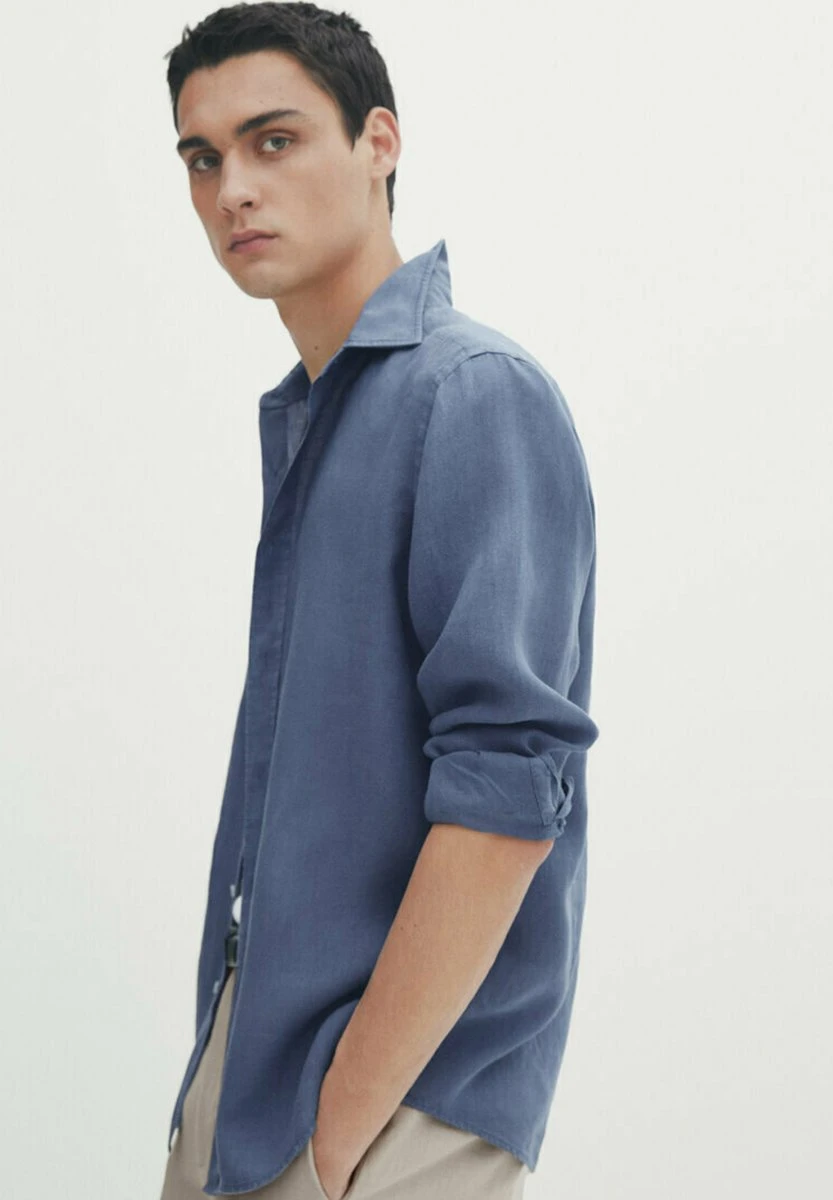 Massimo Dutti Shirt - Blue Grey 7 Massimo Dutti Shirt - Blue Grey - Image 5