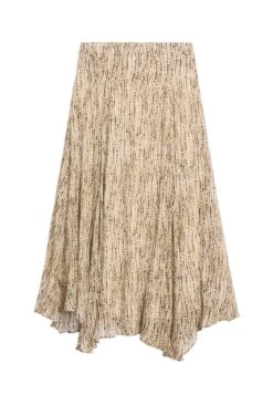 Massimo Dutti Maxi Skirt - Beige -Massimo Dutti Shop 87491d55f5e34057a31dcb7fa0d3d5e0