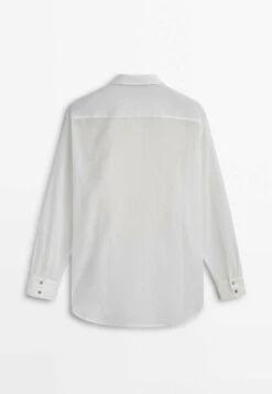 Massimo Dutti With Chest Detailing - Button-Down Blouse - White 17 Massimo Dutti With Chest Detailing - Button-Down Blouse - White -Massimo Dutti Shop 8769a26f6b02468d8cd2cb205131fe2c