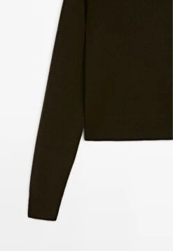 Massimo Dutti SHORT KNIT SWEATER - Jumper - Dark Brown 22 Massimo Dutti SHORT KNIT SWEATER - Jumper - Dark Brown -Massimo Dutti Shop 87c8629046c84511bebcbaef40fcd8be