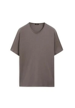 Massimo Dutti ROUNDED COLLAR LIGHTWEIGHT - Basic T-shirt - White -Massimo Dutti Shop 884cd892513b493881e85fb9d59feda7