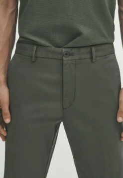 Massimo Dutti Slim-Fit Textured Ottoman- Chinos - Khaki -Massimo Dutti Shop 885767ea5efd4cefa91f393204100496