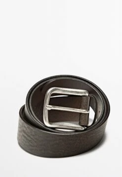 Massimo Dutti DISTRESSED - Belt - Dark Brown -Massimo Dutti Shop 889705940a0d415999f190bdc117760e