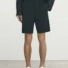 Massimo Dutti Bermuda With Dyed Thread - Shorts - Dark Blue -Massimo Dutti Shop 88a7733c600549d69efd0202830c67f5