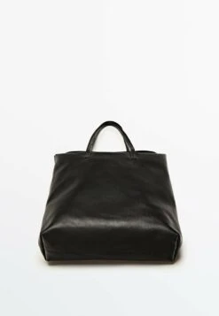 Massimo Dutti With Multi-Way Strap - Tote Bag - Black -Massimo Dutti Shop 88ae0bf94a854c8b9779545852680716