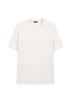 Massimo Dutti SHORT SLEEVE - Basic T-shirt - White Denim -Massimo Dutti Shop 88b236d5da174b32b33bdcf0f3318e1f 1