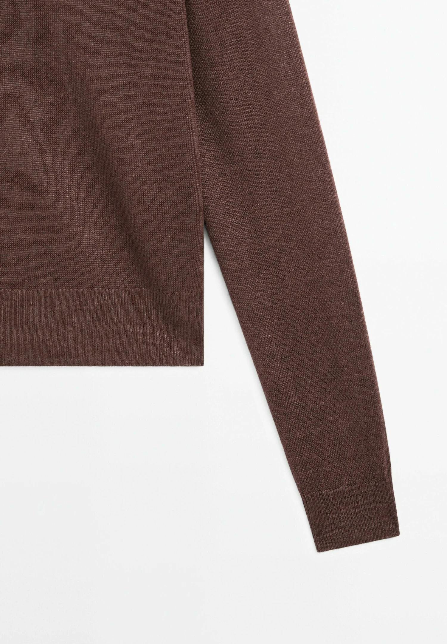 Massimo Dutti CREW NECK - Jumper - Mottled Bordeaux 11 Massimo Dutti CREW NECK - Jumper - Mottled Bordeaux - Image 9