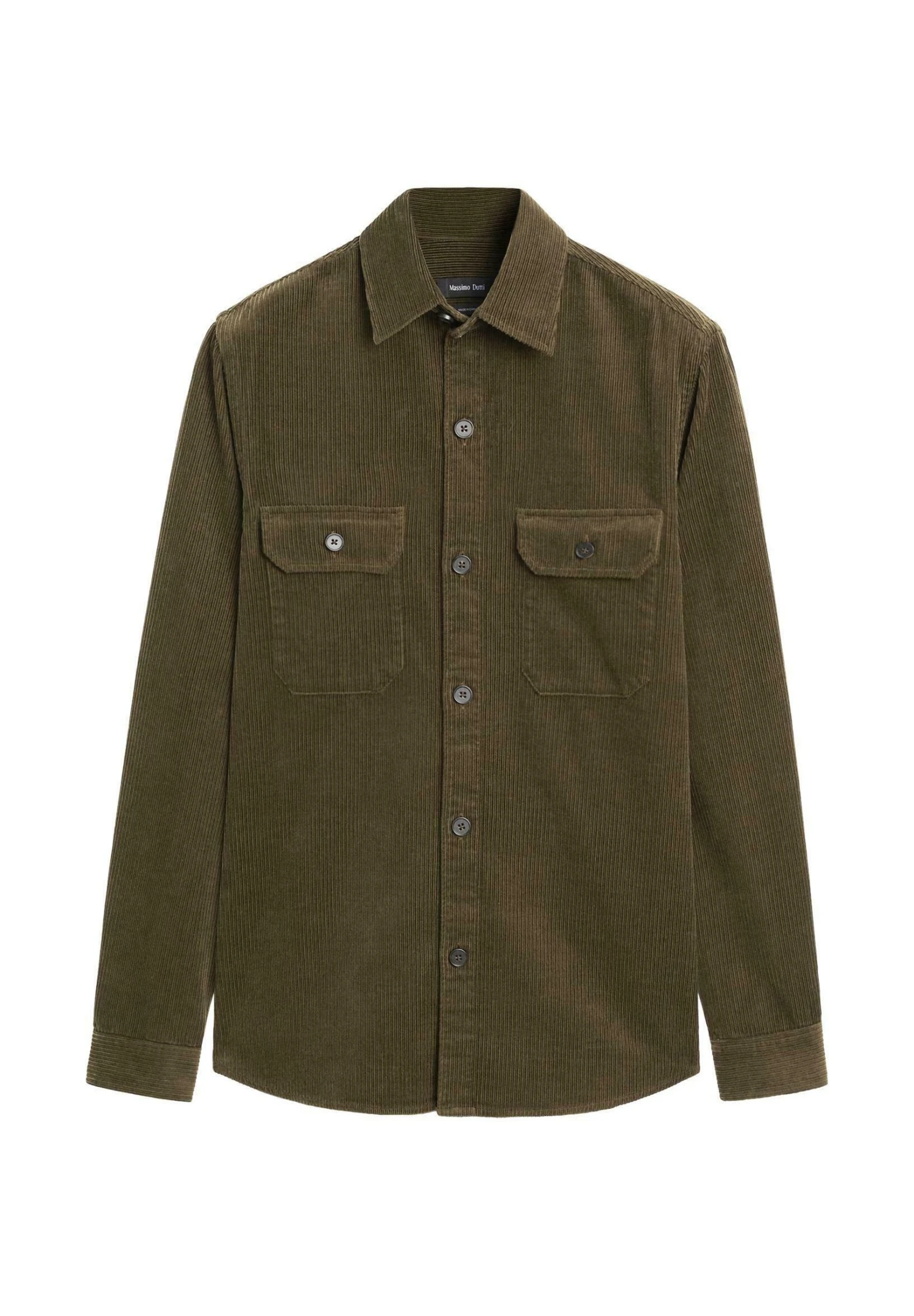 Massimo Dutti WITH POCKETS - Summer Jacket - Mottled Dark Green 7 Massimo Dutti WITH POCKETS - Summer Jacket - Mottled Dark Green - Image 5