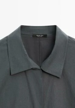 Massimo Dutti LOOSE FIT LONG SLEEVE - Button-down Blouse - Dark Grey 20 Massimo Dutti LOOSE FIT LONG SLEEVE - Button-down Blouse - Dark Grey -Massimo Dutti Shop 8907d7fcdd4e4794ab06a03798ebe73d
