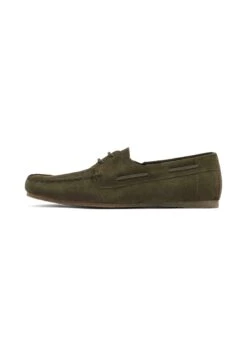 Massimo Dutti Boat Shoes - Khaki