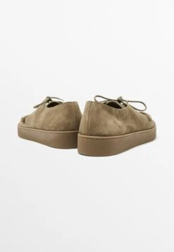 Massimo Dutti MOC TOE SPLIT - Casual Lace-ups - Sand -Massimo Dutti Shop 8969595d23b44e2e823790ee0c833e5c