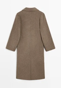 Massimo Dutti DOUBLE-BREASTED - Classic Coat - Dark Brown -Massimo Dutti Shop 8984e8cf8e15469381ae4eec8857ad17