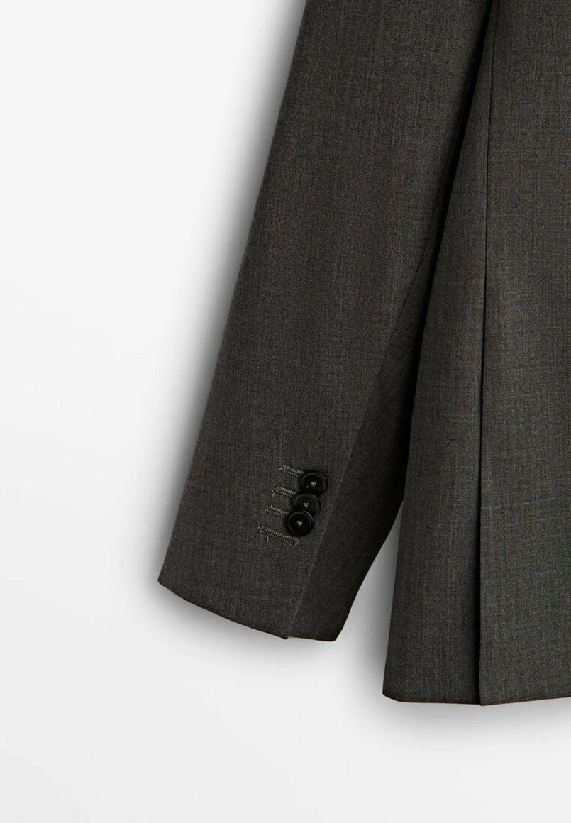 Massimo Dutti Blazer Jacket - Light Grey 11 Massimo Dutti Blazer Jacket - Light Grey - Image 9