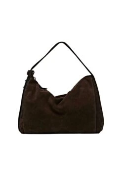 Massimo Dutti LARGE SHOULDER - Handbag - Dark Brown