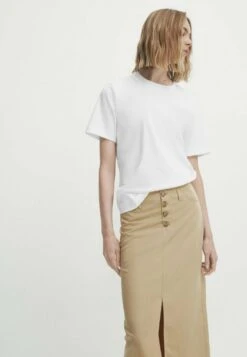 Massimo Dutti Buttoned Midi With Slit - A-Line Skirt -Massimo Dutti Shop 8a20c803e129474493a4b51c76811887