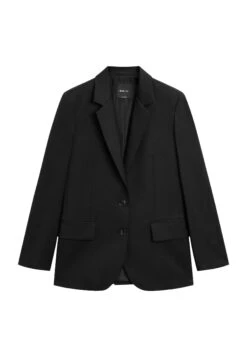 Massimo Dutti EXTRA FINE TWO-BUTTON - Blazer - Black -Massimo Dutti Shop 8a38e4becb794c4db55a82b5fca8aa3a