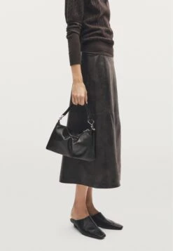 Massimo Dutti WITH COMPARTMENTS - Handbag - Black -Massimo Dutti Shop 8a7c2f08bc2143d2be484d09eb949734