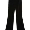 Massimo Dutti SKINNY FLARE FIT VELVET - Trousers - Black -Massimo Dutti Shop 8a9b417509d74028bf50137c5d25b04f