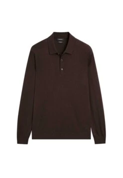 Massimo Dutti MERINO POLO COLLAR LONG SLEEVE - Long Sleeved Top - Black -Massimo Dutti Shop 8aa621117016417ca48b170596e01ad8 1