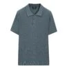 Massimo Dutti WIDE SHORT SLEEVE POLO COLLAR - Polo Shirt - Blue -Massimo Dutti Shop 8afa2510bcce4ce8b5f53dac866ecdfa