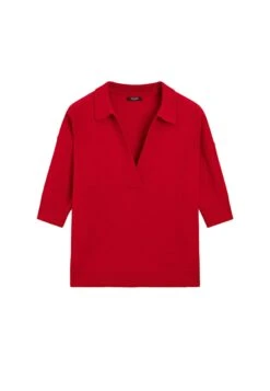 Massimo Dutti Polo Shirt - Red -Massimo Dutti Shop 8b4592cfa73248eb84f915a0ed40f66d
