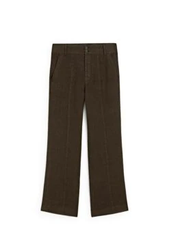 Massimo Dutti KICK FLARE FIT - Trousers - Mottled Dark Brown -Massimo Dutti Shop 8b7a10ae85144b188193a136d8f5c446