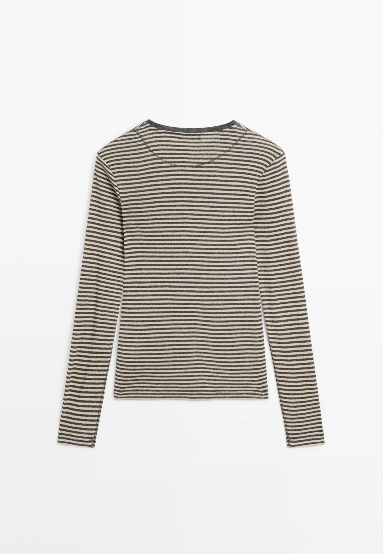 Massimo Dutti LONG-SLEEVE - Long Sleeved Top - Brown 9 Massimo Dutti LONG-SLEEVE - Long Sleeved Top - Brown - Image 7