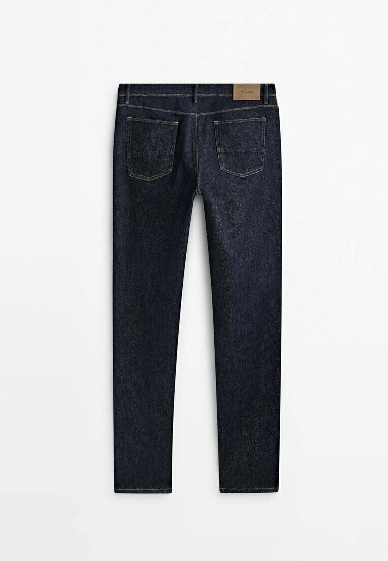 Massimo Dutti Tapered Fit Rinse Wash - Slim Fit Jeans - Blue 9 Massimo Dutti Tapered Fit Rinse Wash - Slim Fit Jeans - Blue - Image 7