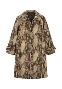 Massimo Dutti LONG SNAKESKIN PRINT - Classic Coat - Light Yellow -Massimo Dutti Shop 8bf5340d52e247489fbfb2f0342e29cd