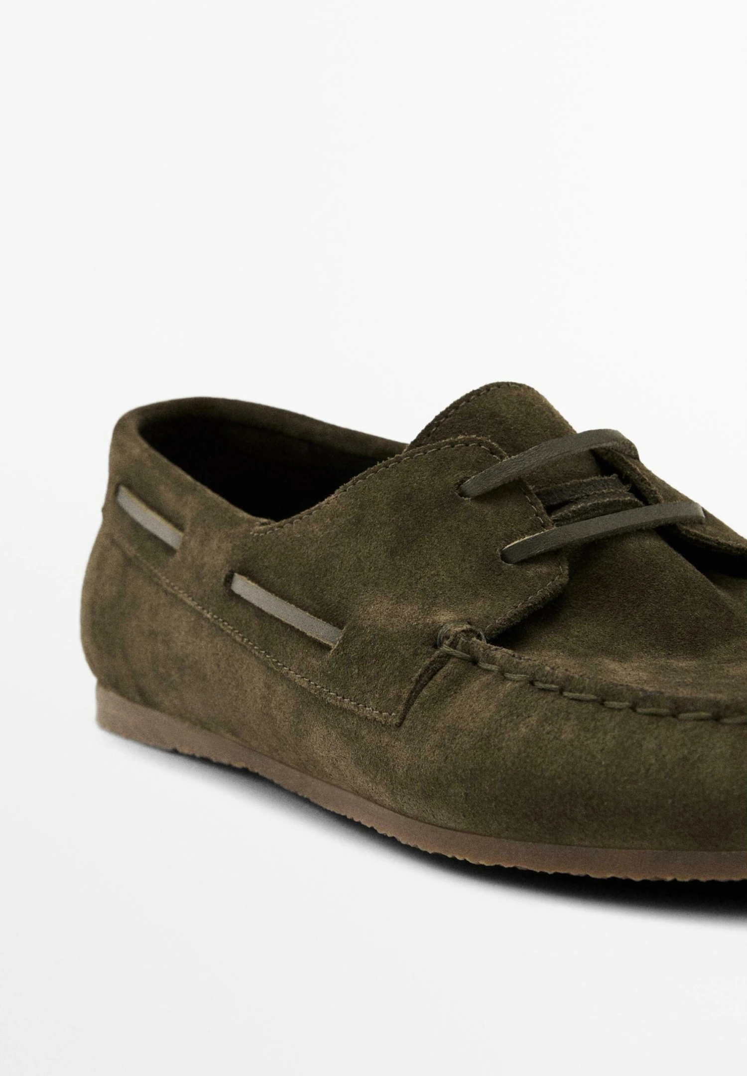 Massimo Dutti Boat Shoes - Khaki 8 Massimo Dutti Boat Shoes - Khaki - Image 6