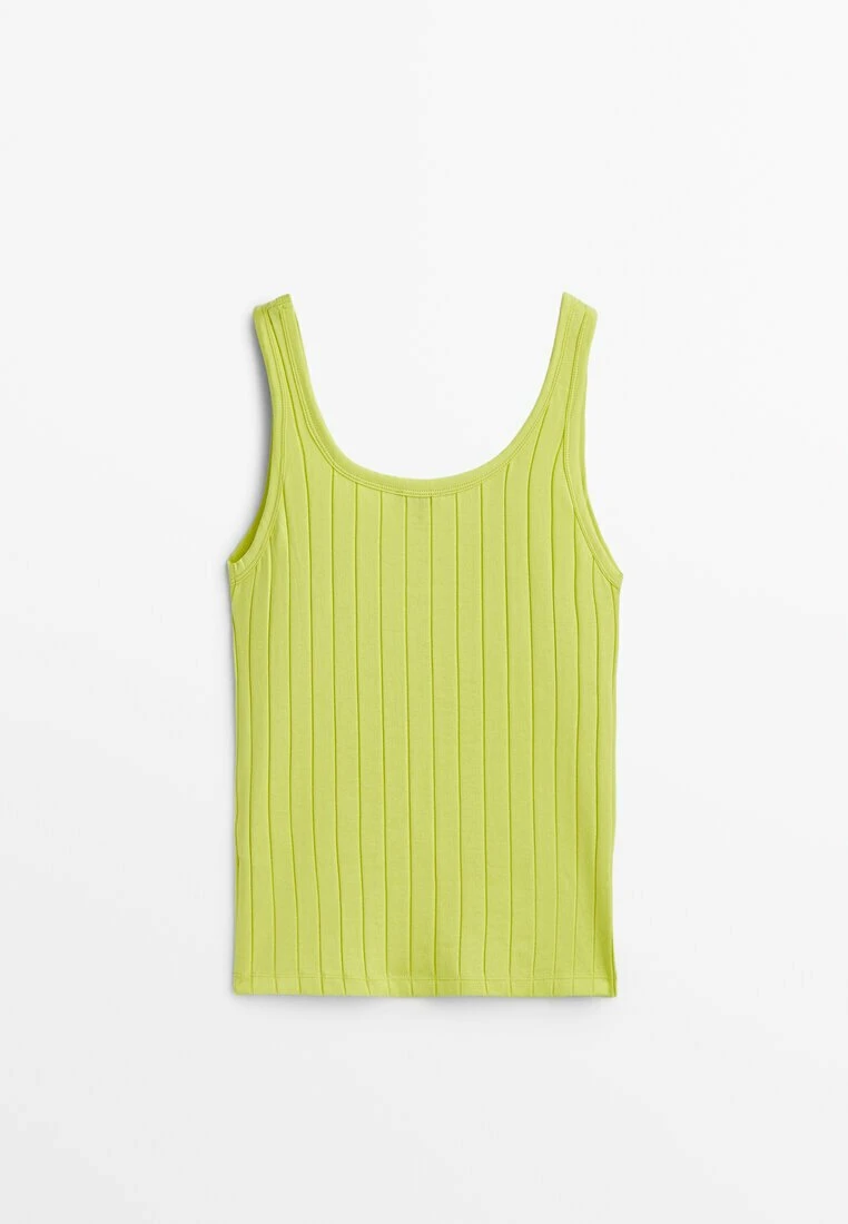 Massimo Dutti Strappy- Top - Neon Yellow 8 Massimo Dutti Strappy- Top - Neon Yellow - Image 6