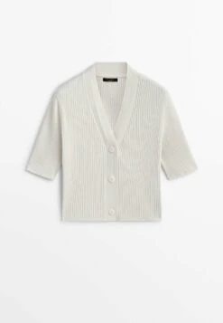 Massimo Dutti And Blend- Cardigan - Mottled Beige -Massimo Dutti Shop 8c73fd8580b04409a2f1121cf1a220a5