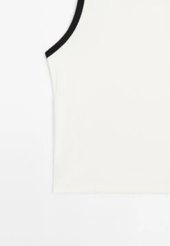 Massimo Dutti HALTER NECK WITH CONTRAST DETAIL - Top - White -Massimo Dutti Shop 8c7d6f1a38764268a3066b5bed2bfaa8