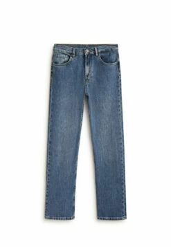 Massimo Dutti Mid Waist - Straight Leg Jeans - Blue Denim -Massimo Dutti Shop 8c9e0492ffff4e34b0f7c8d06b280aa1