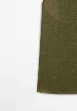 Massimo Dutti With Crossover Back- Top - Khaki -Massimo Dutti Shop 8cce1e6144a2413fbc0aefdac8a9d095