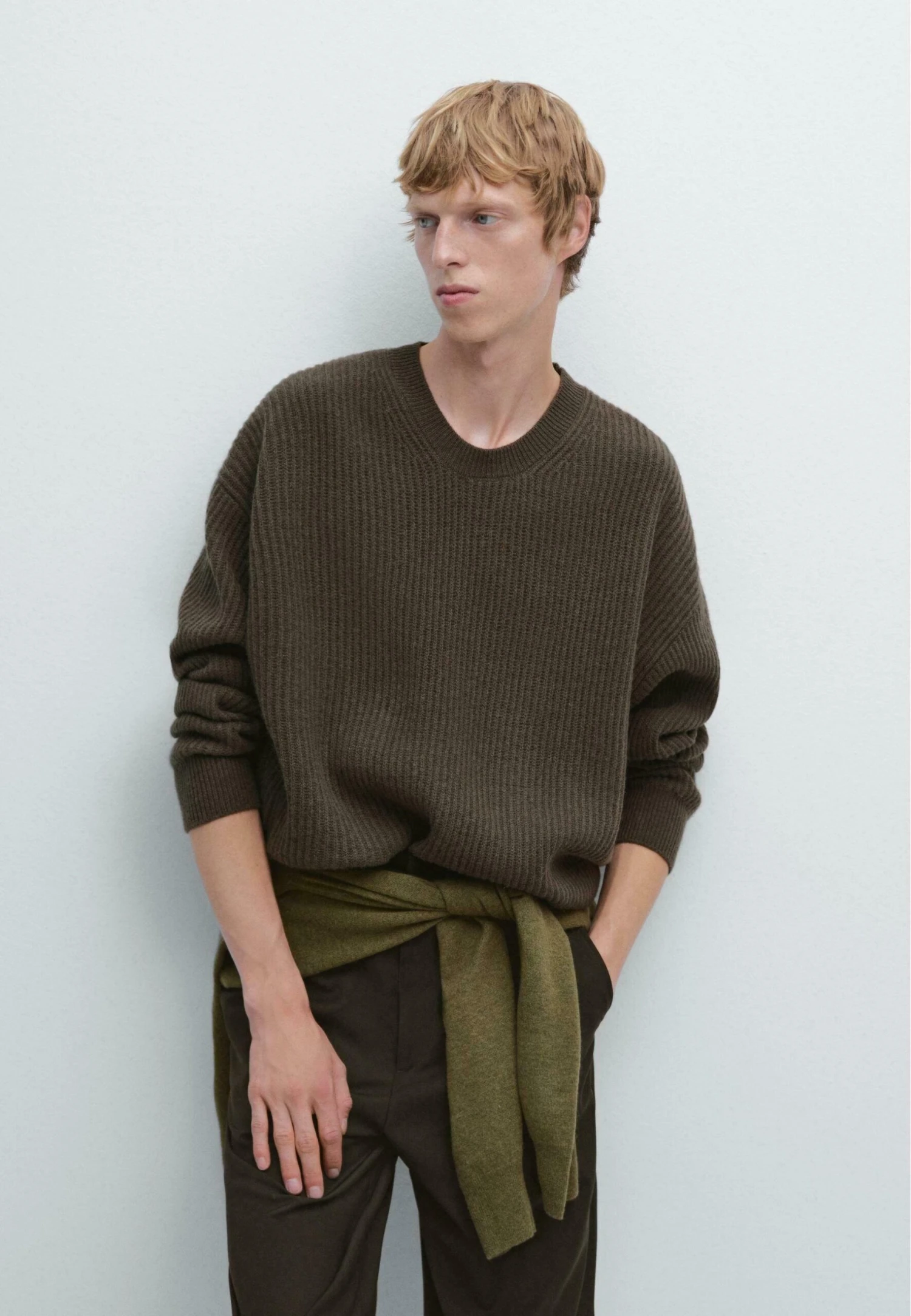 Massimo Dutti CREW NECK - Jumper - Brown 3 Massimo Dutti CREW NECK - Jumper - Brown