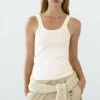 Massimo Dutti ROUND NECK SLEEVELESS - Top - Beige 1 Massimo Dutti ROUND NECK SLEEVELESS - Top - Beige -Massimo Dutti Shop 8cd482c13dca47c088367cfceaac2c61