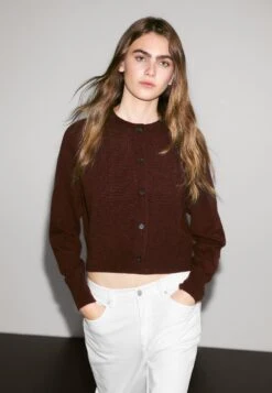 Massimo Dutti BUTTONED LONG SLEEVE WITH CREW NECK - Cardigan - Bordeaux 18 Massimo Dutti BUTTONED LONG SLEEVE WITH CREW NECK - Cardigan - Bordeaux -Massimo Dutti Shop 8ce0681cb4ea4725bdbcb099fd3cbf48