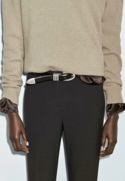 Massimo Dutti HIGH NECK SWEATER - Jumper - Mottled Grey -Massimo Dutti Shop 8cefbe1d30f448d3a1be6d0645226cc1