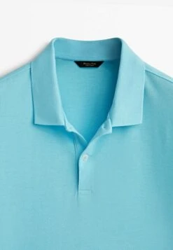 Massimo Dutti Polo Shirt - Turquoise -Massimo Dutti Shop 8d531c5e7dfa44f4a61f94e7064ac183