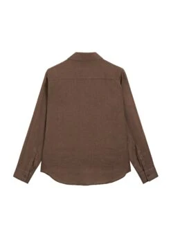 Massimo Dutti LIGHTWEIGHT FLOWING - Button-down Blouse - Dark Brown -Massimo Dutti Shop 8d6e26e58002459c9db45f90fada0215
