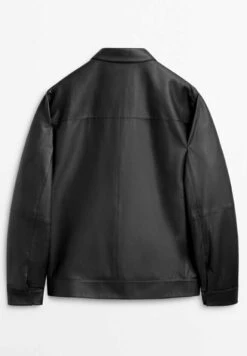 Massimo Dutti With Pockets- Leather Jacket - Black 19 Massimo Dutti With Pockets- Leather Jacket - Black -Massimo Dutti Shop 8d8bbd21e90e4517af9e4a384eb13ceb