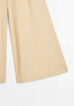 Massimo Dutti DARTED PALAZZO - Trousers - Beige -Massimo Dutti Shop 8d9a30076e9d4adb9ef25cbf0fb3fa78