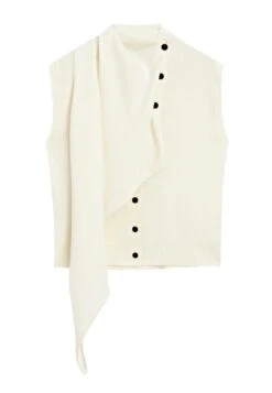 Massimo Dutti V-NECK WITH SCARF - Jumper - Beige -Massimo Dutti Shop 8dc6feb8b9df43a9a0147ca6c58ba9f9