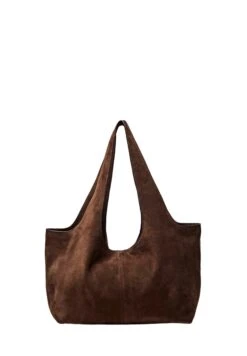 Massimo Dutti MAXI TOTE BAG - Handbag - Light Brown