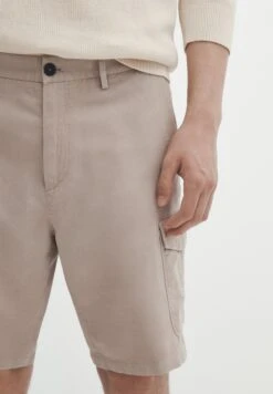 Massimo Dutti Bermuda - Shorts - Beige -Massimo Dutti Shop 8df38aa9d45841209b60f6602dae82b5