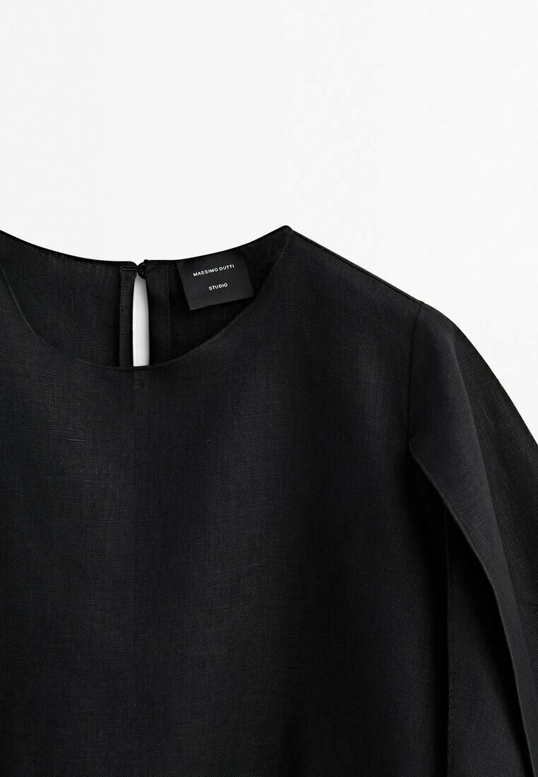 Massimo Dutti Studio With Opening At The Sleeve - Blouse - Black 11 Massimo Dutti Studio With Opening At The Sleeve - Blouse - Black - Image 9